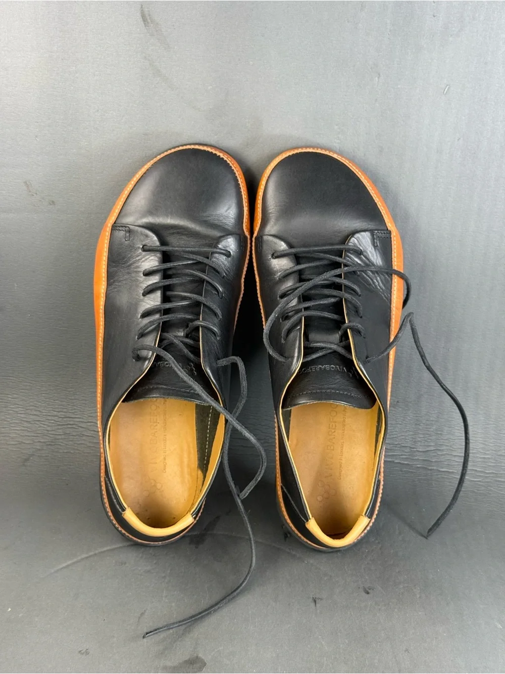 Vivobarefoot Bannister black Leather shoes men’s size 9 (42)